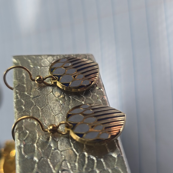 Isle of Sky Enamel earrings - Picture 8 of 8